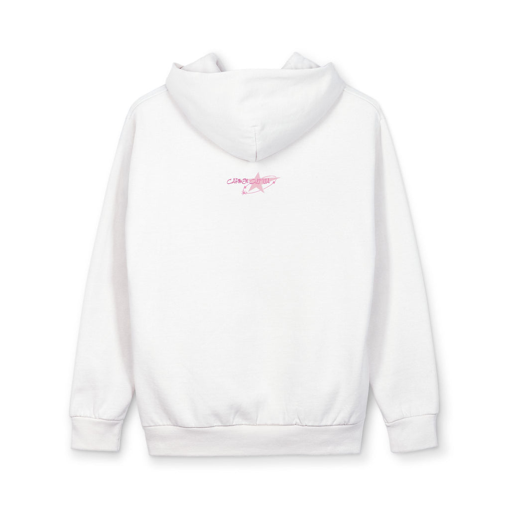 Pink Cross Hoodie — Carmen Olivia Pullover