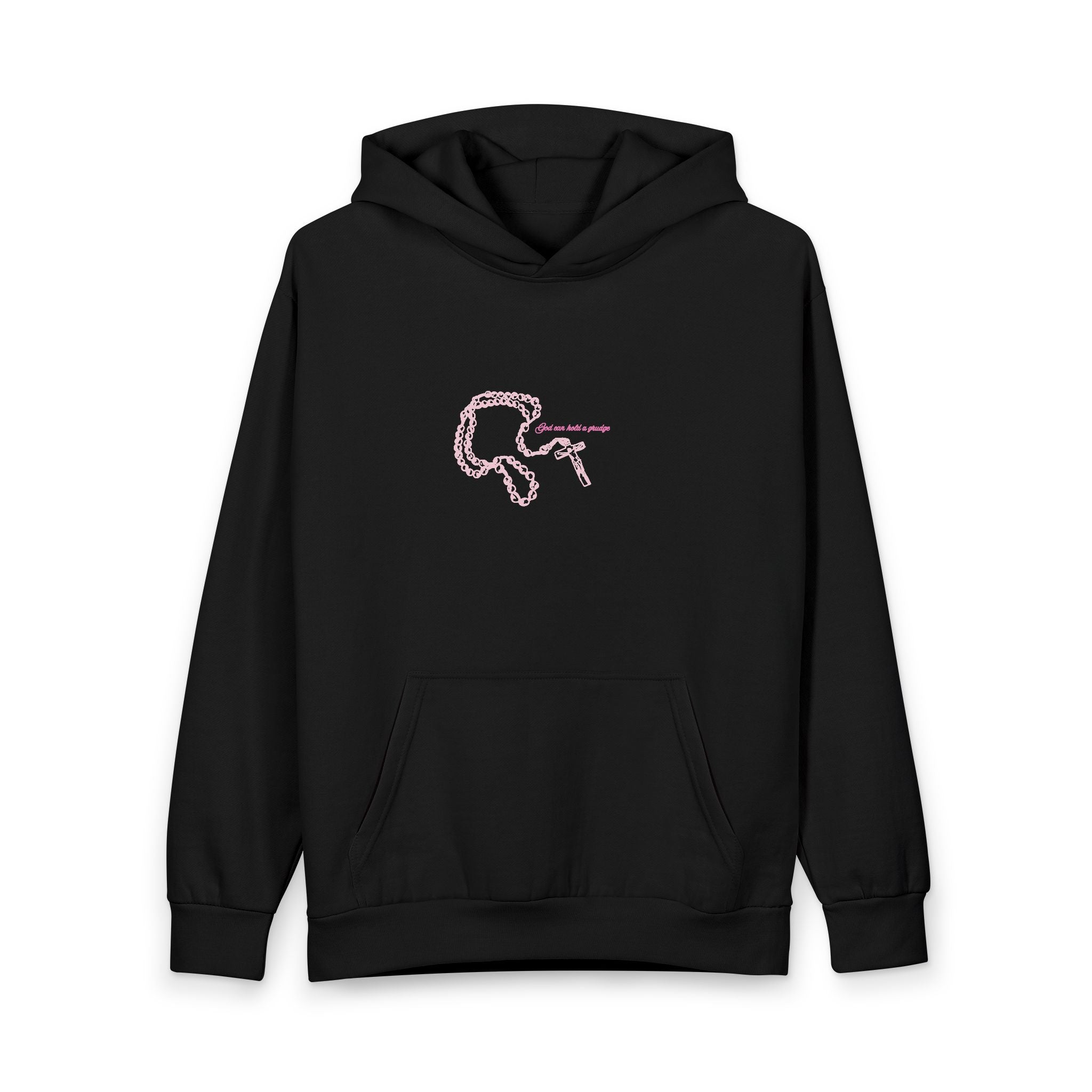 Pink Cross Hoodie — Carmen Olivia Pullover